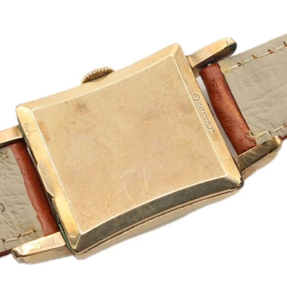 Vintage 24mm Lyceum 264086 Men\'s Mechanical Wristwatch 86 A Swiss 10k GF